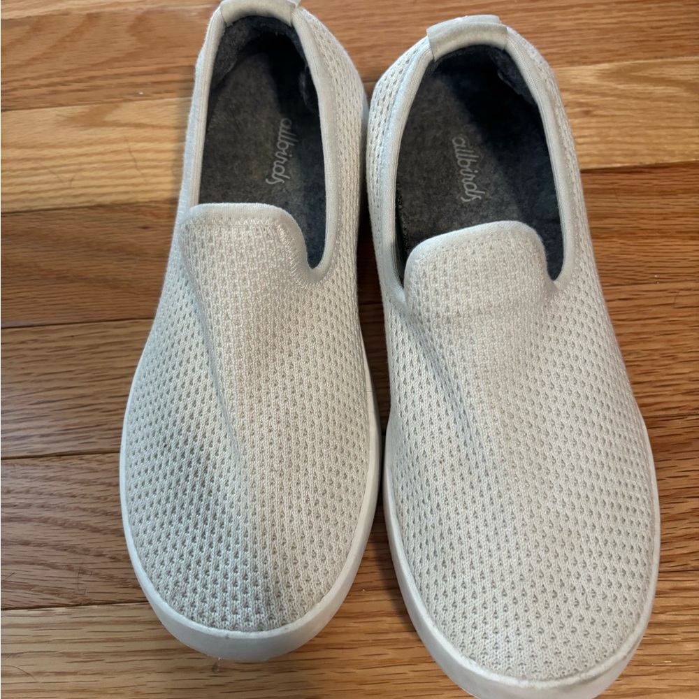 Allbirds Womens White Slip-On Shoes